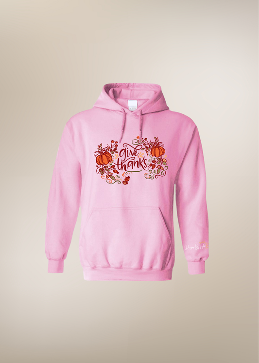 Give Thanks Hoodie | Warm